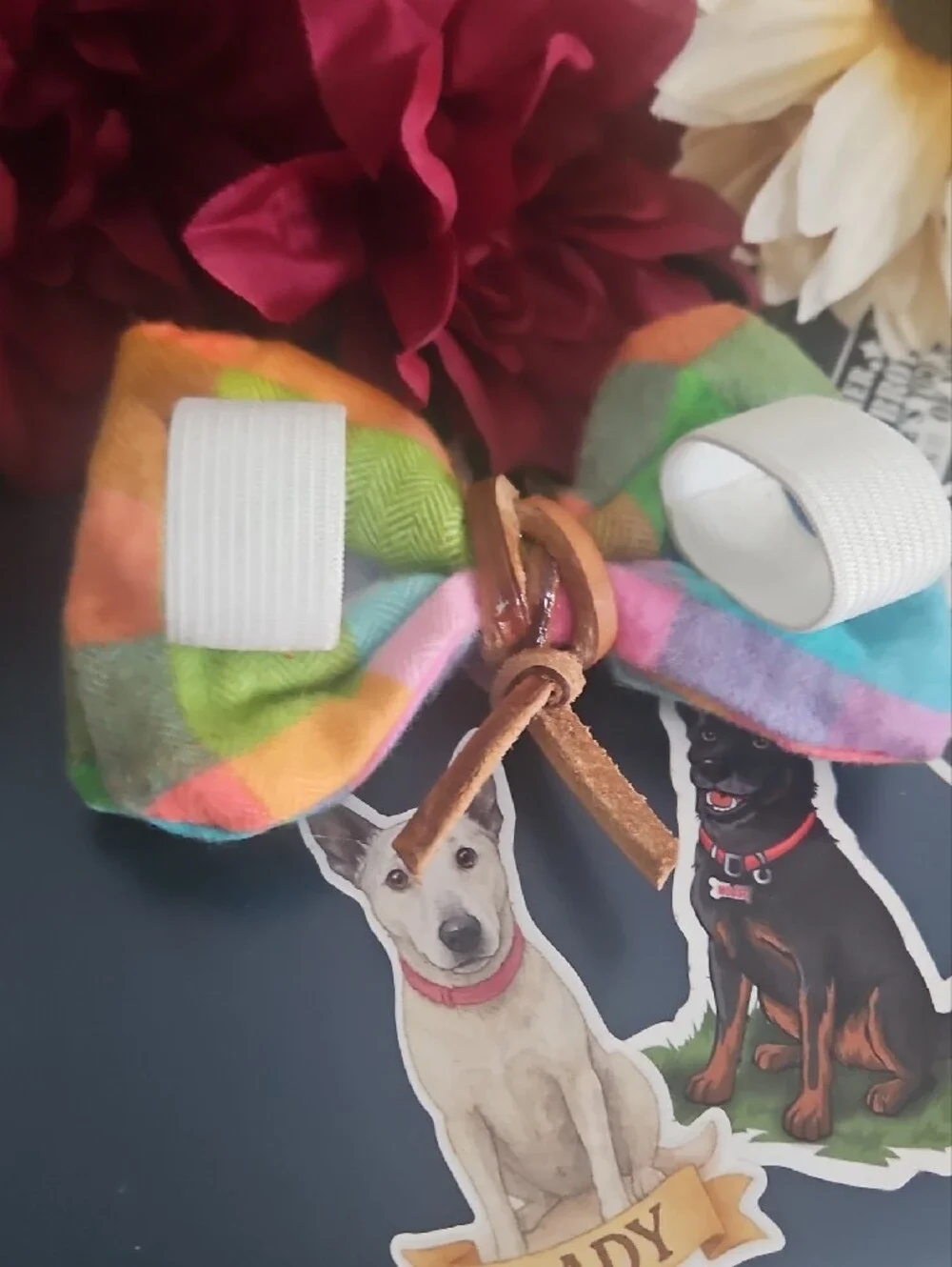 Handmade Dog/Pet Collar Bow Tie New